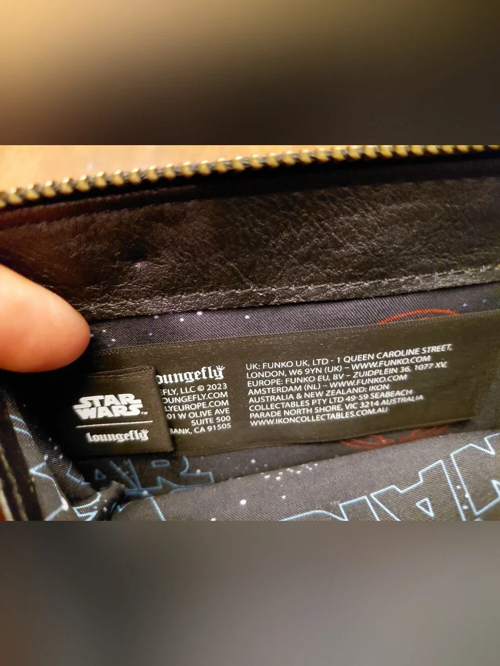 Loungefly Star Wars Tattoo Flash Wallet NWT Rare Hard to Find STWA0232